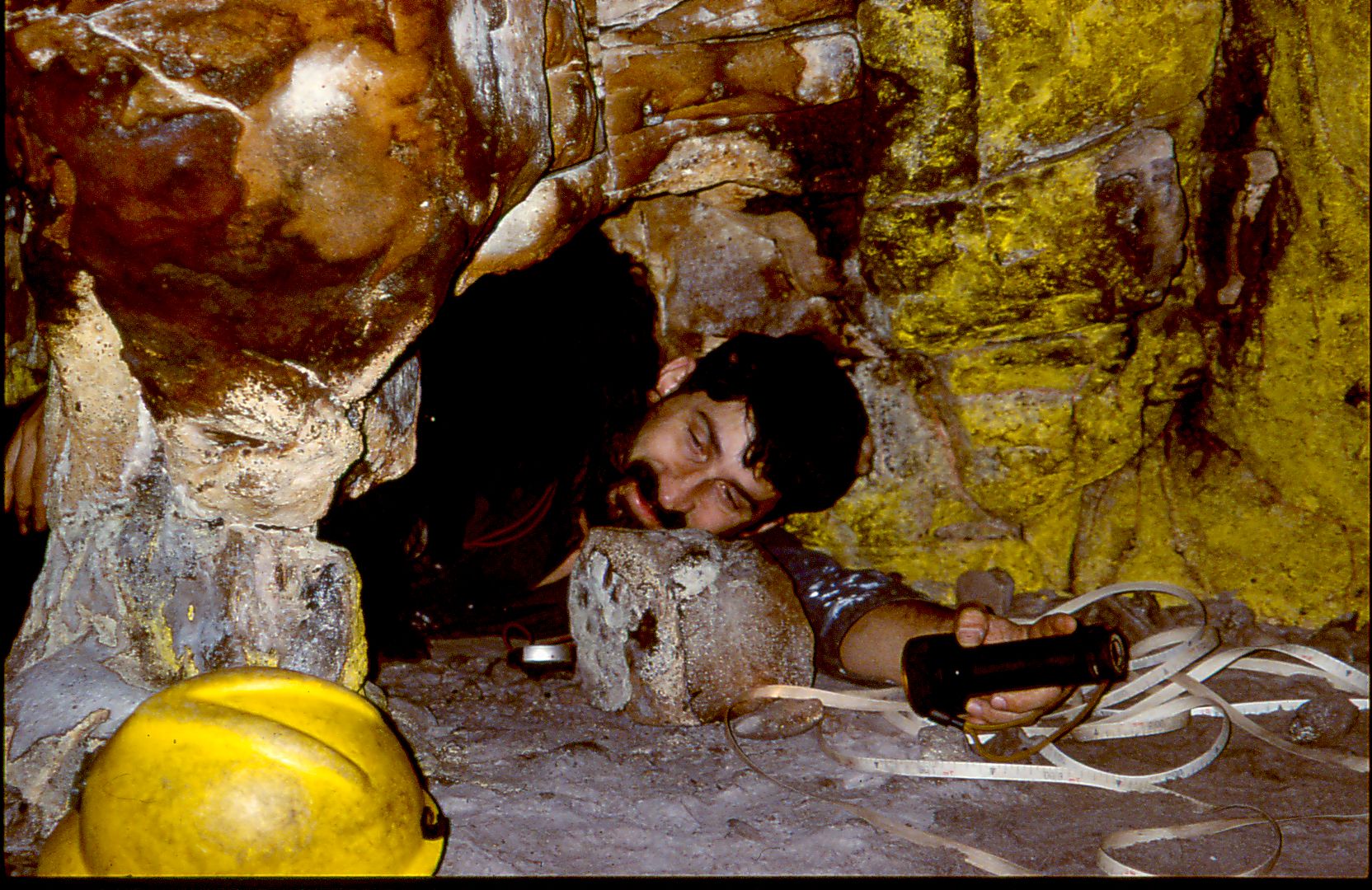 Peter Swart in April Grotto